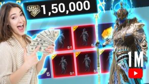 😭 1,50,000 UC for MAX POSEIDON X-SUIT  😱🔥( PUBG MOBILE )