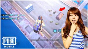 200 IQ Bridge Camping Against Girl Gamer In Pubg Mobile #shorts #pubg