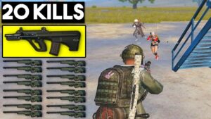 AUG THE BEST AR? + AWM RECORD! | 20 KILLS SOLO vs SQUAD | PUBG Mobile 🐼