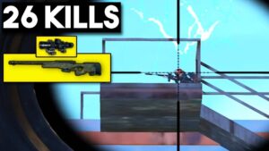AWM + 8x SCOPE = WIN | 26 KILLS SOLO | PUBG Mobile