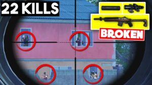 MINI14 + 8X IS BROKEN!! | 22 KILLS SOLO vs SQUAD | PUBG Mobile🐼