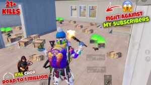 🥺 My Subscribers Challenged Me For Chicken Dinner | Pubg Mobile Best Gameplay- Kill Chor