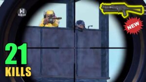 NEW WEAPON BIZON + M24 ONLY CHALLENGE | 21 KILLS SOLO VS SQUAD | PUBG MOBILE