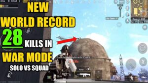 New World Record | 28 Kills War Mode | PUBG Mobile
