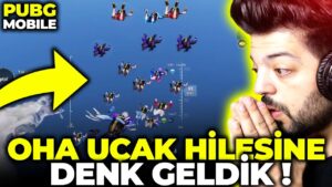 OHA !! UÇAK HİLESİNE DENK GELDİK PUBG Mobile