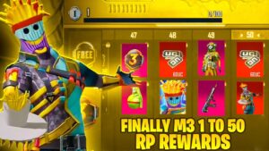 Finally M3 1 to 50rp rewards | Zalmi gaming Pubg Mobile