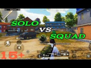 SOLO VS SQUAD 15+KILLS PUBG SA GAME SARE AAM KHEL GYA #BGMI #PUBG #SOLOVSSQUAD #ROSTERGAMER