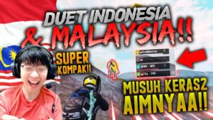 DUET PLAYER INDONESIA & MALAYSIA!! KOMPAK SAMPE AKHIRR!!  | PUBG MOBILE