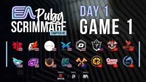 EA PUBG Scrimmage Chapter#2 Day 1 GAME 1