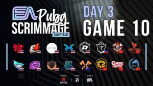 EA PUBG Scrimmage Chapter#2 Day 3 GAME 10
