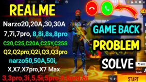 Free fire & pubg play time incoming call receive game Back problem solve ||  New trick 100% work ||