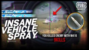 GOD OF VEHICLE SPRAY | PUBG MOBILE