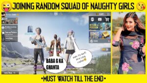 Joining Random Squad Of Girl The most beautiful voice😘 | Psycho Gaming | Pubg Mobile