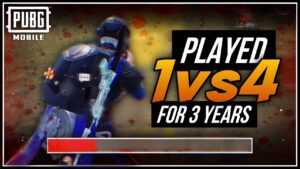THE PLAYER WHO PLAYED 1VS4 THE MOST 😱 - PUBGMOBILE