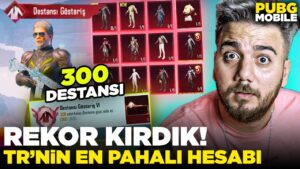 300 DESTANSI REKORUNU KIRAN DÜNYANIN EN İYİ TÜRK HESABI ! PUBG Mobile