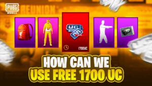 How to Use 1700 free Uc  | Free emote | Free outfit | Pubg Mobile