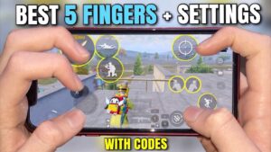 I PLAYED MAX OPACITY 5 FINGER CONTROL with BEST SENSITIVITY😱 iPhone 11 Sensitivity | PUBG Mobile