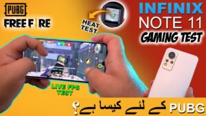 Infinix Note 11 PUBG Test | Gaming Review | Live FPS,Gyro,Heating & Battery Drain Test | Free Fire🔥