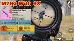 M762 Steel Front VS MK14 One Eyed Cobra Pubg Metro Royale Gameplay Advance mode
