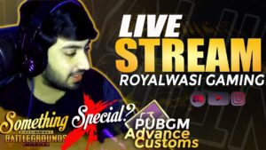 PUBG MOBILE UNLIMTIED CUSTOM ROOMS LIVE PAK/INDIA - ROYALWASI GAMING