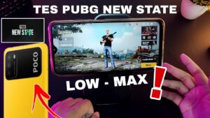 Test Game Pubg New STATE di HP Xiaomi Poco M3 | Setingan Low - Max