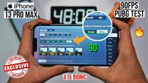 iPhone 13 Pro Max 90FPS Pubg Test, Heating and Battery Test | Gaming Beast 🔥