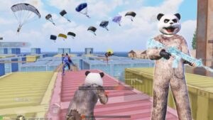 wow!! I PLAYED with PANDA OUTFIT😱Pubg Mobile