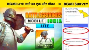 BGMI Lite Official Survey For Release Date | PUBG Mobile Lite Gameplay | PUBG LITE - LION x GAMING