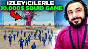İZLEYİCİLERLE 10.000$ ÖDÜLLÜ SQUID GAME!! 😮 | PUBG MOBILE