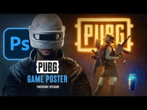 Making a PUBG Game Poster | Photoshop Speedart