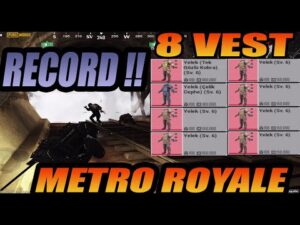 RECORD !!!!   8 VESTS IN ONE GAME  / PUBG METRO ROYALE CHAPTER 5