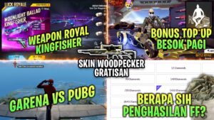 BOCORAN WEAPON ROYALE BESOK! KISRUH FREE FIRE MELAWAN PEMBUAT PUBG! PENDAPATAN GAME FF BERAPA MILYAR