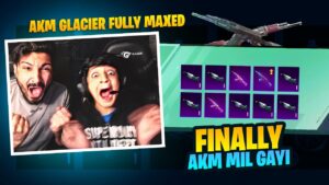 Little Zalmi Finally Got AKM | AKM GLACIER Max | Pubg Mobile