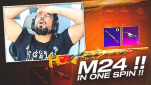 NEW M24 SKIN IN 540 UC FIRST SPIN - M24 CRATE OPENING - PUBG MOBILE - FM RADIO GAMING