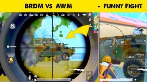 PUBG Lite Funny AWM vs BRDM Shorts | Funny Whatsapp Status LION x GAMING | #shorts