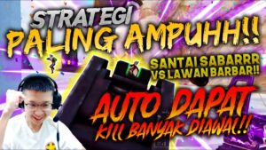 STRATEGI PALING AMPUH!!! SANTAI ONLY VS LAWAN BARBAR!! AUTO BANYAK KILL!! | PUBG MOBILE