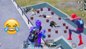 Trolling Cute Noobs With Spider-man 😝🤣 | PUBG MOBILE FUNNY MOMENTS