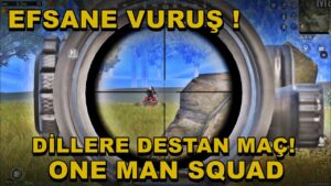DİLLERE DESTAN MAÇ !  EFSANE VURUŞ ! ONE MAN SQUAD ! PUBG MOBİLE