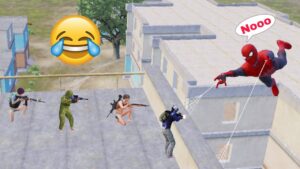 Noobs Hates Spider-man 🤣😜 | PUBG MOBILE FUNNY MOMENTS