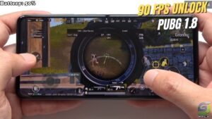 Samsung A52 test game PUBG 90 FPS Unlock 1.8 Version Update