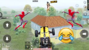 Spider-man Trolling Cute Noobs 😅🤣 | PUBG MOBILE FUNNY MOMENTS