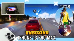 UNBOXING IPHONE 13 PRO MAX-  IS IT BEST FOR GAMING? (PUBG, ASPHALT 9, PUBG NEW STATE,NEED FOR SPEED)