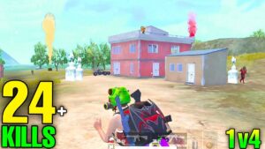 😤24 SOLO KILLS FULL RUSH GAMEPLAY | HOLI SPECIAL | PUBG MOBILE LITE - INSANE LION