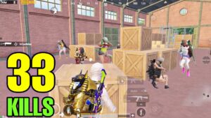 33 KILLS!! SUPER INSANE RUSH GAMEPLAY🔥Pubg Mobile