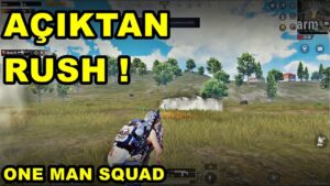 AÇIKTAN RUSH ! MİNİ  UMP CHALLANGE ! ONE MAN SQUAD  PUBG MOBİLE
