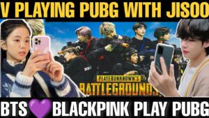 BTS V PLAYING PUBG WITH JISOO 😲 BLACKPINK BTS PUBG GAME 🎮 BTS V PUBG GAME 🥰 BTS VSOO TOGATHER 💜 #bts