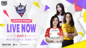 DGWIB PUBG MOBILE LADIES SEASON 3 - LEAGUE PHASE DAY 1