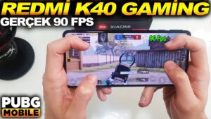 EN UCUZ 90 FPS!! REDMİ K40 GAMİNG İNCELEME PUBG TEST