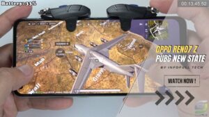 Oppo Reno7 Z test game PUBG New State
