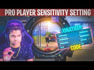PRO PLAYER BGMI/PUBG SENSITIVITY SETTINGS @JONATHAN GAMING BGMI SENSITIVITY SETTINS CODE - 2022